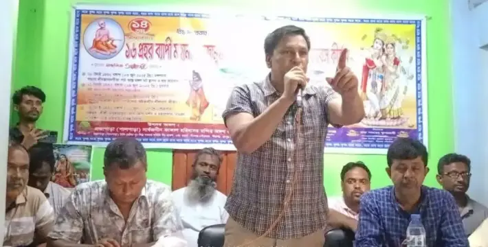 [পীরগঞ্জ পালপাড়া সার্বজনীন কাঙ্গাল মন্দিরে ১৬ প্রহর মহানামযঞ্জ অনুষ্ঠান পালিত হয়েছে]